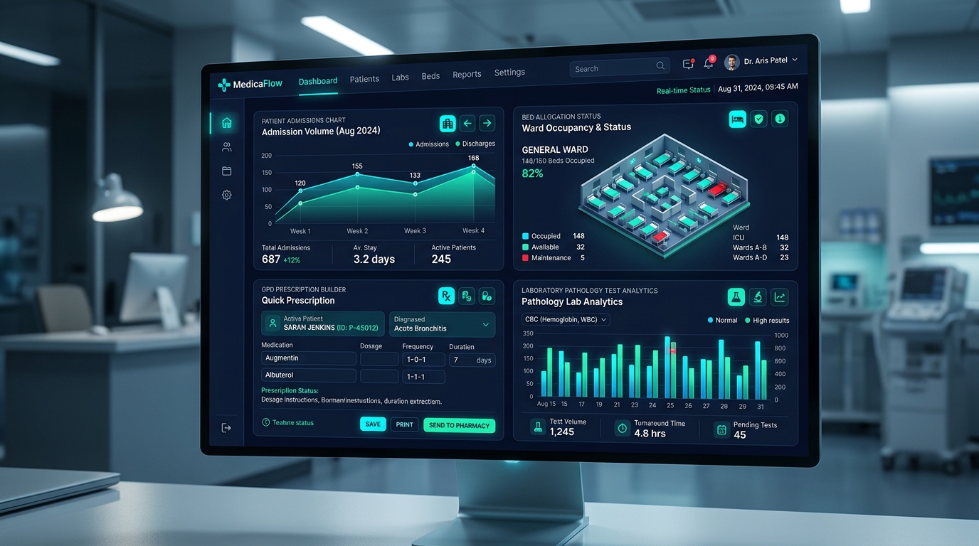 Hospital and Diagnostic Lab Management Software