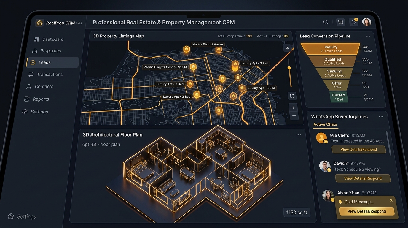 Real Estate and Property Management CRM